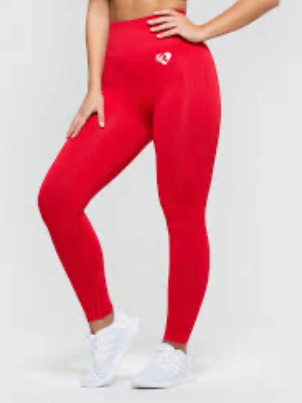 Women’s Best Best Power Seamless Red High-Waist Leggings S - Picture 1 of 7